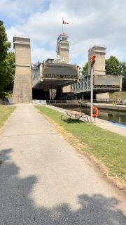Das größte Schiffshebewerk der Welt in Peterbourgh in Ontario/ Kanada