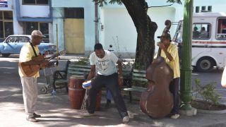 Musiker am Plaza de Dolores